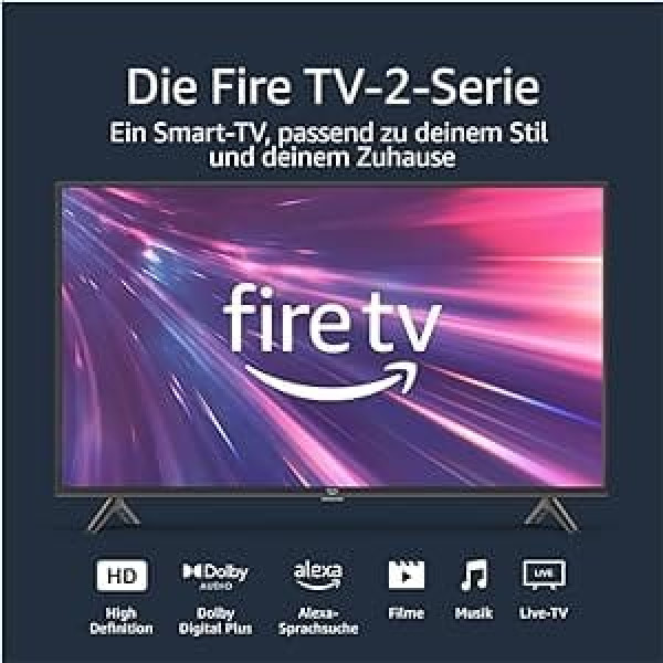 Amazon Fire TV 32 collu 2 sērijas 720p HD viedtelevizors