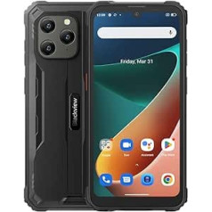 Blackview āra mobilais tālrunis bez līguma BV5300 Pro, ArcSoft® 13MP + 8MP, 7GB + 64GB (1TB paplašinājums), 3 karšu sloti, Android 12 Dual SIM IP68 ūdensizturīgs viedtālrunis, 6,1 collas HD+, 6580 mAh