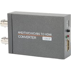 AHD TVI CVI CVBS uz HDMI pārveidotāja adapteris, multivides Full HD 720P 1080P 3MP 4MP 5MP 8MP BNC uz HDMI video adapteris HDTV DVR