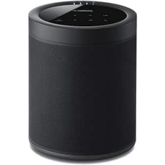 Yamaha MusicCast 20 Soundbox (Wireless 2-Way Network Speaker for Music Streaming Without Limits - Multiroom WLAN Speaker Compatible with Amazon Alexa) Black