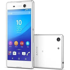 Sony Xperia M5 viedtālrunis (5,0 Zoll (12,7 cm) skārienjutīgs displejs, 16 GB skaļrunis, Android 5.0) weiß