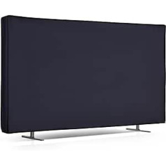 kwmobile 40 Inch TV Case - TV Screen Protector Cover - TV Screen Dust Cover - Dark Blue