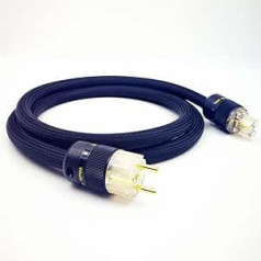 WAudio 10AWG audio barošanas kabelis — ES standarta HiFi barošanas kabelis ar Schuko spraudni un IEC spraudni (2 M)