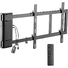 RICOO TV Wandhalterung Elektrisch Schwenkbar für 32-65 Zoll, Universal TV Halterung SE2544, Fernsehhalterung für Wand, Wandhalterung für Wand, Wandhalterung Fernseher 55 Zoll, bis 45 Kg ar maks. VESA 400x400 mm