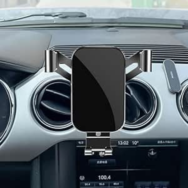 LSXEL Car Mobile Phone Holder Compatible with Ford Mustang Accessories Phone Holder 2015 2016 2017 2018 2019 2020 2021 2022 (for Mustang 2015-2023)