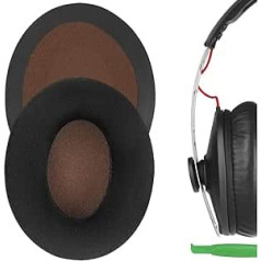 Geekria Comfort Velour Ersatzohrpolster für Sennheiser Momentum On-Ear Kopfhörer Ohrpolster, austiņas Ohrpolster Ersatzteile (Schwarzer Samt)