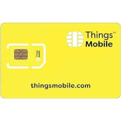 IOT/M2M SIM Card for Smart Collar for Animals / Pet Smart Collar - Things Mobile - Things Mobile - Things Mobile - Worldwide Mesh Cover at no fixed cost. €10 Credit included