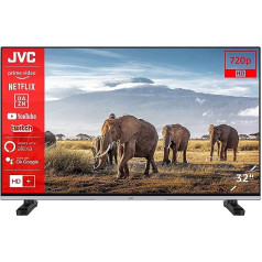 JVC LT-32VHE5156 32 collu televizors/viedtelevizors (HD Ready, HDR, trīskāršs uztvērējs, Bluetooth) — iekļauts 6 mēnešu HD+ [2023].