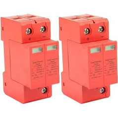 2 x 2P surge arrester low voltage arrester DC 1000 V for surge protection 10 KA ~ 20 KA