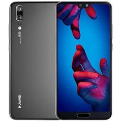 Huawei P20 melns vienas SIM kartes Android 8.0 viedtālrunis ar Leica dubulto kameru