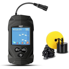 LUCKY Portable Marine Device Fish Finder Transmitter Fishing Kayak Depth Gauge Indicator Sensor Sonar Fish Finder Boat FL068