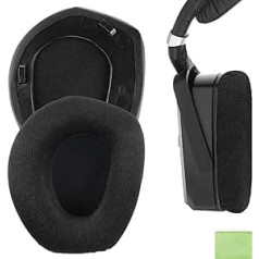 Geekria QuickFit Velūra ausu spilventiņi Sennheiser RS165 RS175 HDR165 HDR175 RS185 HDR185 RS195 HDR195 austiņu rezerves ausu spilventiņi (plastmasas gredzens)