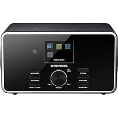 Grundig DTR 4500 DAB+ digitālais radio, melns