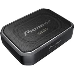 Pioneer TS-WX140DA Active Mini Subwoofer 6x9, Built-in Powerful Class D Amplifier with 170 W Maximum Power, Input Rated Power 50 W, Black