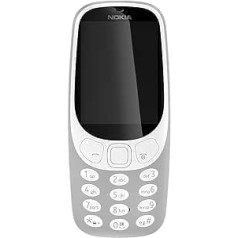 Nokia 3310 UK SIM viedtālrunis — matēts pelēks