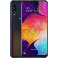 Samsung Galaxy A50 viedtālrunis 16,3 cm/6,4 collas, 128 GB iekšējā atmiņa, 4 GB RAM — vācu versija, viedtālrunis, 128 GB, melns