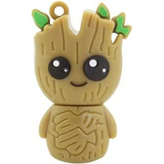 Cartoon USB Stick Groot USB Flash Drive 16GB 32GB 64GB USB Stick Pendrive Memory Stick Creative Gifts (32GB)