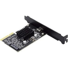 cablecc USB 3.2 Gen2 Type-C 20Gbps USB-C uz PCI-E 4X Express kartes adapteris galddatora mātesplatei