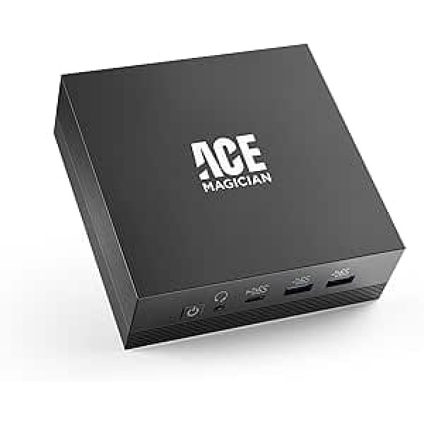 ACEMAGICIAN AM07 Mini PC, AMD Ryzen 5 5500U (6C/12T, līdz 4.0GHz) 16GB DDR4 512GB SSD mini dators ar grafiku 7 Core 1800 MHz | 4K UHD | WiFi 5 | BT4.2 | Duālais Ethernet