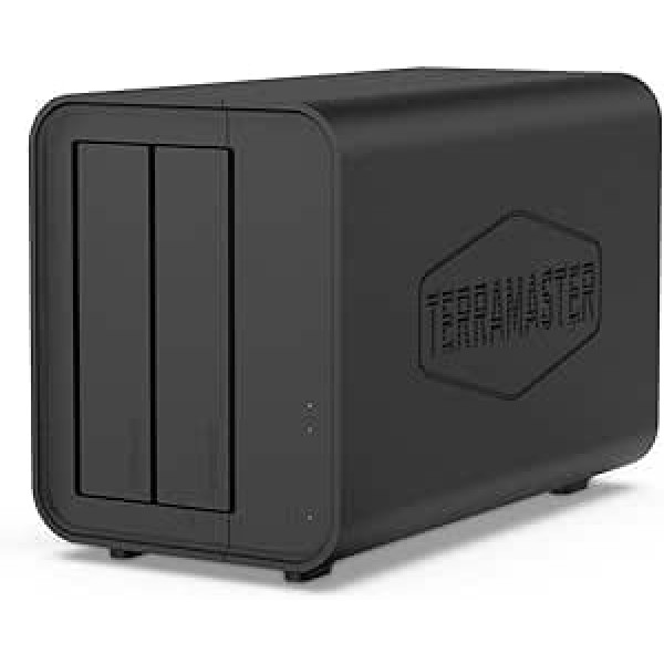 TERRAMASTER F2-212 2Bay NAS — četrkodolu centrālais procesors DDR4 RAM personīgā privātā mākoņa mājas tīkla krātuve ar plašiem dublēšanas risinājumiem (vieta cietajā diskā)