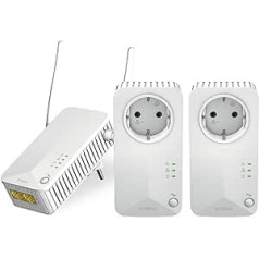 STRONG Powerline Wi-Fi 600 Triple Pack | Includes 2 Powerline 600 Adapters and a Powerlan WLAN 600 Adapter | WLAN Hotspot up to 300 Mbps | Speed up to 600 Mbps