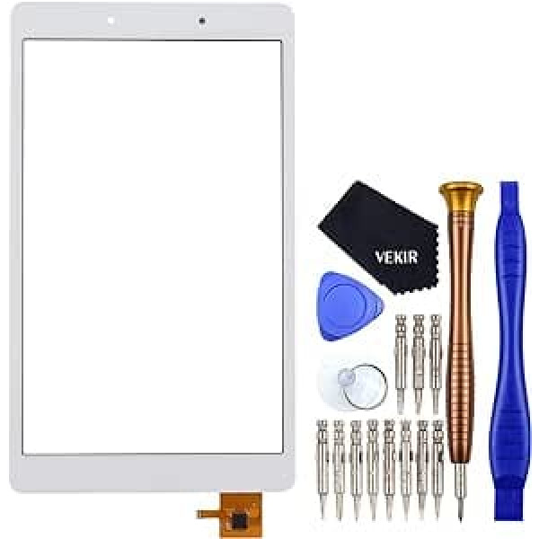 VEKIR White T290 Touch Digitalizatora stikla ekrāna nomaiņa Samsung Galaxy Tab A 8.0 2019 T290