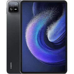 Xiaomi Pad 6 planšetdators 6 GB RAM 128 GB, 11 collu 2,8 K īpaši skaidrs acu aizsardzības ekrāns, 8840 mAh, 33 W ātra uzlāde, liela ekrāna pielāgošanas sistēma, gravitācijas pelēks