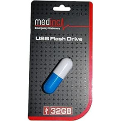 Kapsulas tabletes vitamīns 32 GB USB (1 gadījuma krāsa)