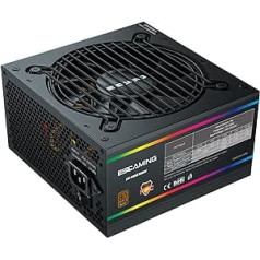 Datoru barošanas bloks spēļu APFC ATX ESGAMING 750W 80 Plus bronzas efektivitāte 85% + 5 gadu garantija (ESN750)