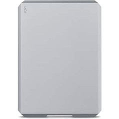 LaCie MOBILE DRIVE 2TB Portable External Hard Drive 2.5 Inch Mac & PC Space Grey Includes 2 Year Rescue Service Model No. STHG2000402