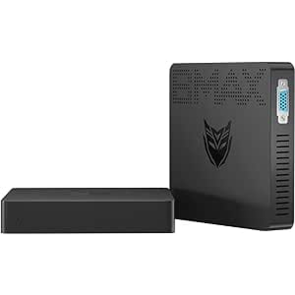 BMAX Mini PC W-11 Pro 8GB DDR4 128GB eMMC, W-11 Pro Gemini Lake N4000 (līdz 2,6 GHz), divu ekrānu displejs, atbalsts 4K HDMI, 2.4G/5G WiFi, Bluetooth 4.2