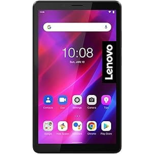 Lenovo Tab M7 (3. paaudze) | 7 collu SD skārienekrāns | 1024 x 600 | Android planšetdators | QuadCore | 2 GB RAM | 32 GB SSD | Android 11 Go | Pelēks