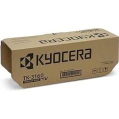 Kyocera TK-3160 oriģinālais toneris-Kartusche Schwarz 1T02T90NL1. Saderība ar ECOSYS M3145dn, ECOSYS M3645dn, ECOSYS P3045dn, ECOSYS P3050dn, ECOSYS P3055dn, ECOSYS P3060dn