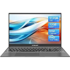 TECLAST F16Plus 15,6 collu klēpjdators, Intel Celeron N4120, fona apgaismojuma tastatūra, līdz 2,6 GHz, piezīmjdatora klēpjdators, 12 GB LPDDR4+512 GB SSD, FHD 1920 x 1080 IPS, 2,4 GHz/5GHz, WiFi, 2,4 GHz/5GHz, WiFi, BT4.