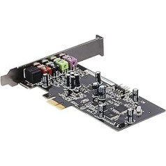 ASUS Xonar SE 5.1 Channel 192kHz/24-Bit Hi-Res 116dB SNR PCIe Gaming Sound Card with Windows 10 Compatibility