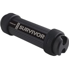 Corsair Flash Survivor Stealth v2 256GB USB Flash Drive USB 3.0 Robust Water Resistant Black