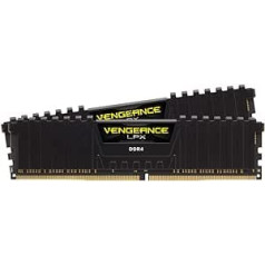 Corsair VENGEANCELPX16 GB (2 x 8 GB) DDR4 3600 (Pc4-28800) C181.35 V galddatora atmiņa — melna