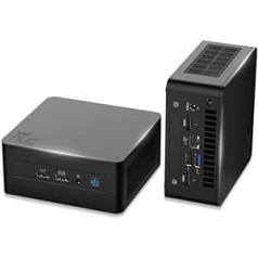 Intel NUC, NUC 13 mini datora galddators, Core i7-1360P procesors, 18 MB L3 kešatmiņa, 32 GB RAM, 2 TB PCIe SSD, Windows 11 Pro galddatora mini dators, Intel® Iris™ Xe grafikas | Thunderbolt 4 | Wi-Fi 6E | BT5.3