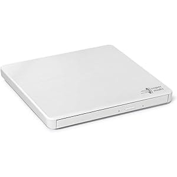 LG 150937 8x USB 2.0 portatīvais DVD-RW — balts