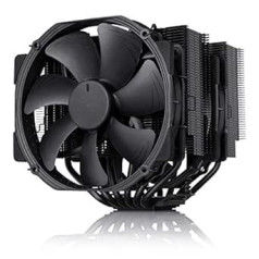 Noctua NH-D15 chromax.black, dual tower CPU cooler (140 mm, black).