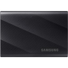 Samsung MU-PG1T0B/EU portatīvais SSD T9, 1TB, 2000 MB/s lasāms, 2000 MB/s rakstīšanas ātrums, USB 3.2 Gen.2x2, ārējais cietais disks profesionāliem lietotājiem, savietojams ar Mac, PC, Android un 12K kamerām