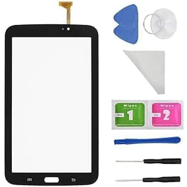 Black Touch Screen Replacement for Samsung Galaxy Tab 3 7.0 SM-T210 T210R T210L T217S 217A (WiFi Ver.No Speaker Hole) + Pre Installed Adhesive with Tools (Black)