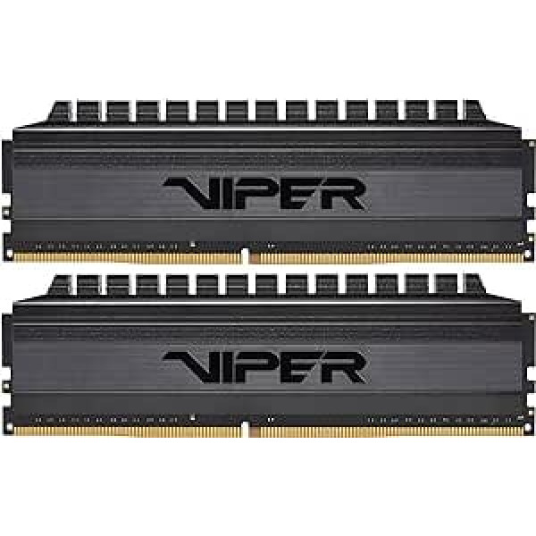 Patriot Viper 4 Blackout Series DDR4 16GB (2 x 8GB) 3200MHz spēļu atmiņas komplekts