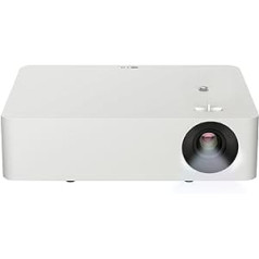 LG Electronics projektors PF610P līdz 304,8 cm (120 collu) CineBeam LED Full HD projektors (1000 lūmeni, 1920 x 1080, viedās funkcijas, 1,7 kg gaisma), balts