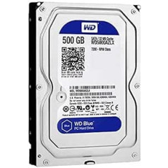 Western Digital WD5000AZLX — 500 GB ZILS, 32 MB — 3,5 IN SATA 6 GB/S 5400 RPM