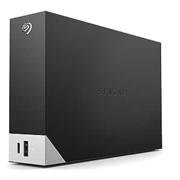 Seagate One Touch HUB 6 TB ārējais cietais disks, 2 x USB Hu, 3,5 collas / 8,89 cm, USB 3.0, dators, piezīmjdators un Mac dators, t.sk. 2 gadu glābšanas dienests, modeļa Nr.: STLC6000400