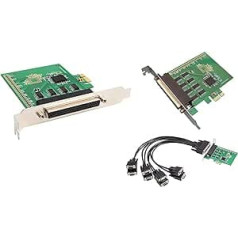 Kalea Informatique 8 portu Com RS232 UART PCIe kontroliera karte — CHIPSET Exar xr17 V358 — Linux — Windows XP/Vista/7/8/8.1 32/64)