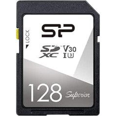 Silicon Power SDXC-Speicherkarte (128 GB, UHS-1, U3, V30)