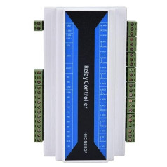 Fafeicy 8 Channels Ethernet Relay, Network Relay Module, Remote Relay Device, Five Working Modes, for Ethernet to RS485, Supports 10 TCP Client Connections Under TCP Server