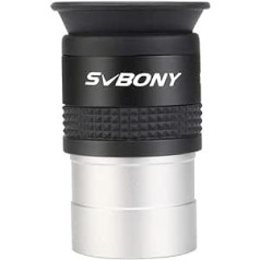 Svbony SV113 Eyepiece 1.25 Inch 16 mm Telescopic Eyepiece with 65° Wide Angle Lenses FMC Aspherical Lens Comfortable Field of View Eyepiece for Binary Files Moon Surface Planets Inner Bright Nebula